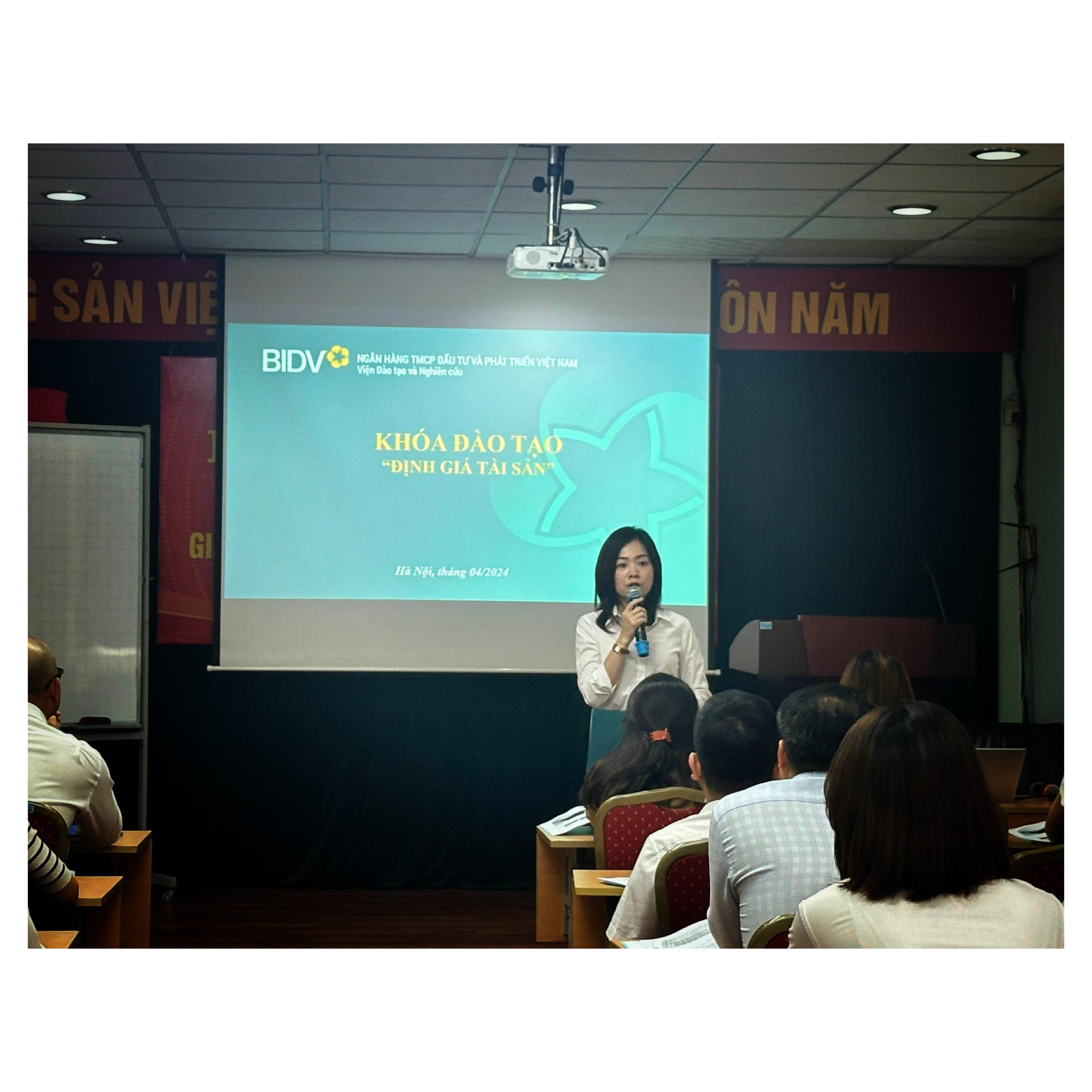 Khai giảng khóa đào tạo định giá tài sản cho các cán bộ ngân hàng Đầu tư và Phát triển Việt Nam (BIDV)