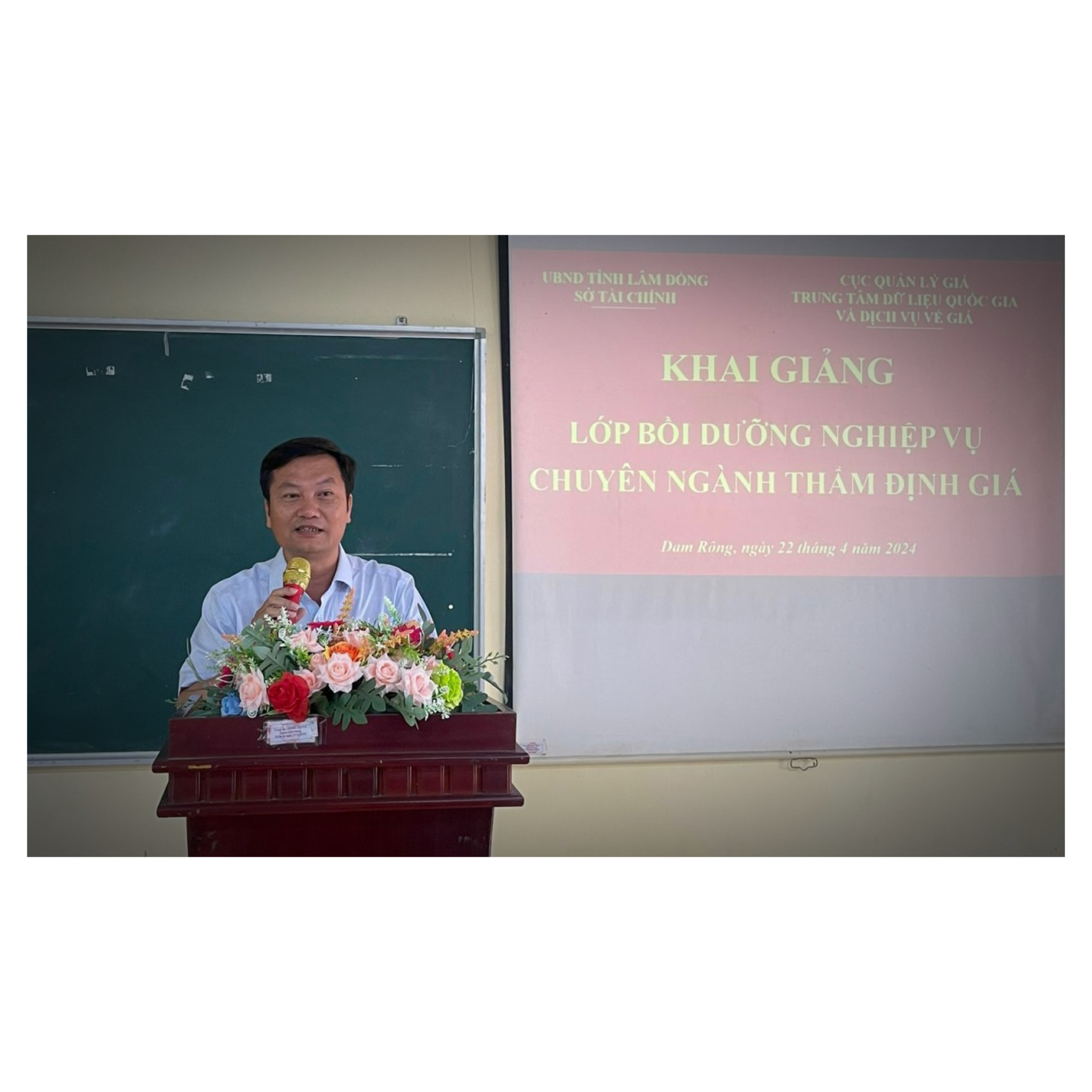 Khai giảng lớp Bồi dưỡng nghiệp vụ chuyên ngành thẩm định giá tại huyện Đam Rông - tỉnh Lâm Đồng